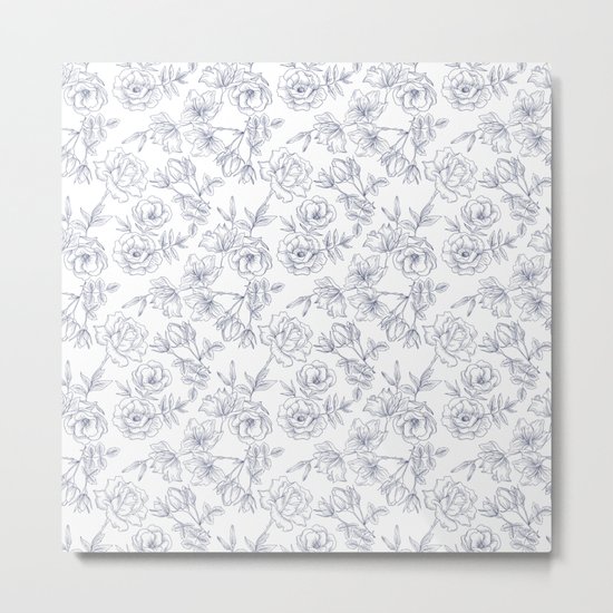 LITTLE FLOWERS Metal Print