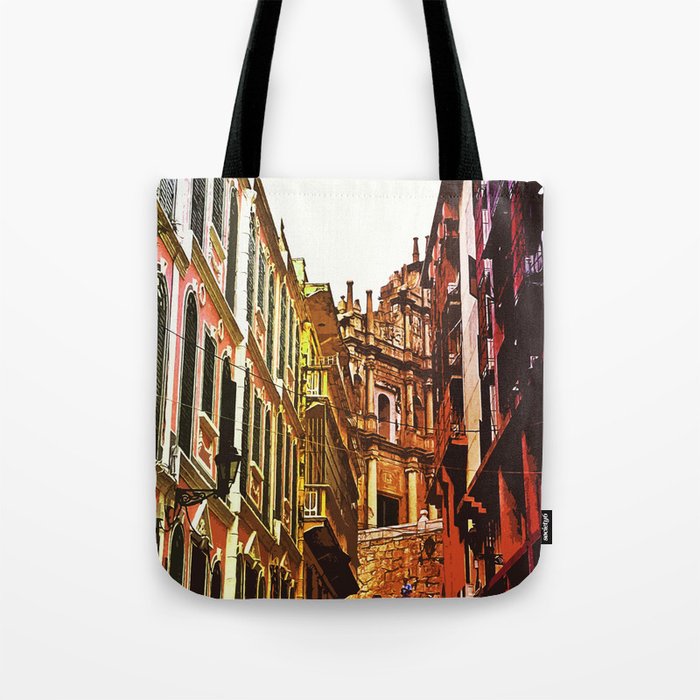the little Macau from the LOVE ROAD Tote Bag