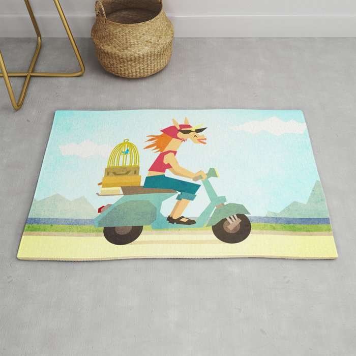 Enjoy the Ride Unicorn Rug