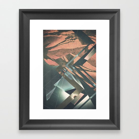 Mars Trails Framed Art Print