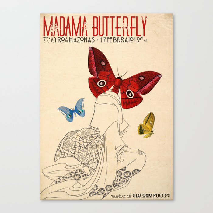Madama Butterfly Canvas Print