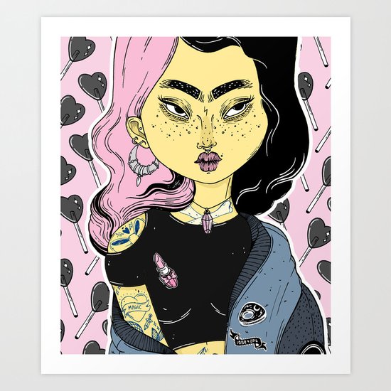 M o n i c a Art Print