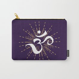 Om Mantra Universal Energy Purple Carry-All Pouch