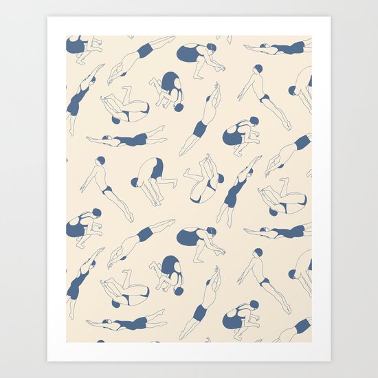 On Your Marks Art Print