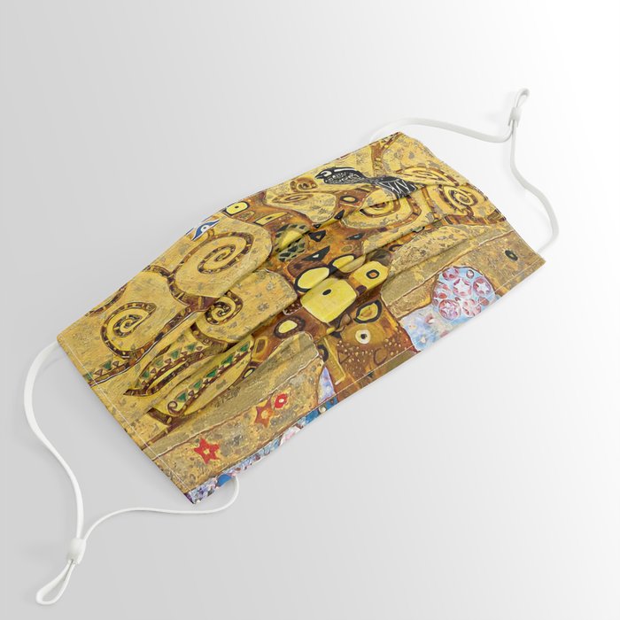 Gustav Klimt, “ Tree of life ” Face Mask