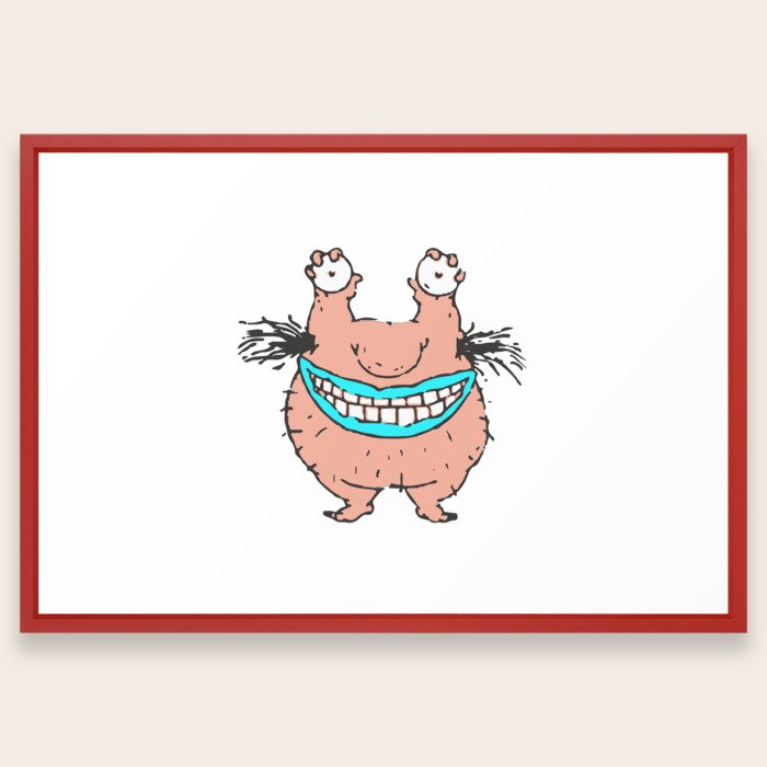 Ahh Real Monsters Crumb Framed Art Print by savesarah ...