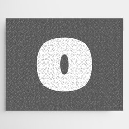 o (White & Grey Letter) Jigsaw Puzzle