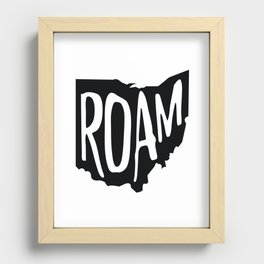 Roam Ohio Recessed Framed Print