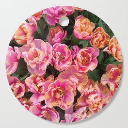 Tulip flower holland pink nature Cutting Board