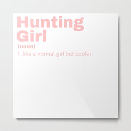 Hunting Girl - Hunting Metal Print | Ball, Scare, Bowhunter, Pitviper, Outdoorsmen, Beaufort, Painting, Hunting, Kids, Girl 