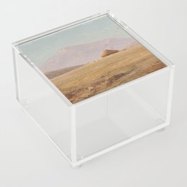 Mountain Plateau with Hut by Frederic Edwin Church Acrylic Box
