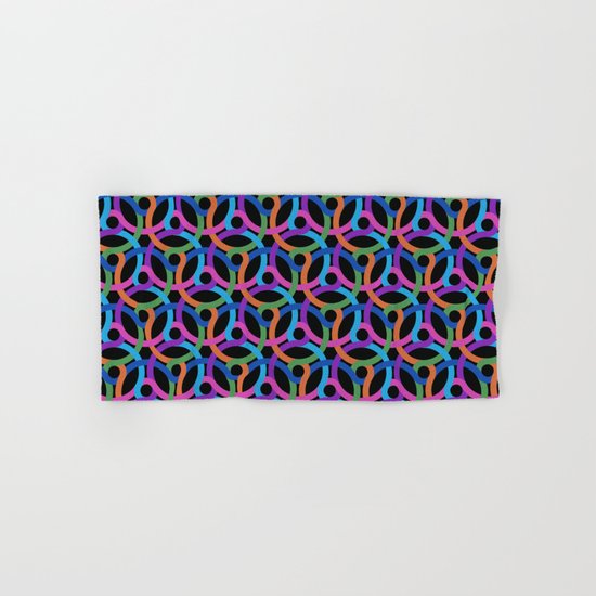 Colorful rings Hand & Bath Towel