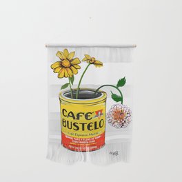 Coffee and Flowers for Breakfast Wall Hanging