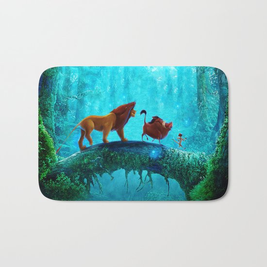 King Of Jungle Bath Mat