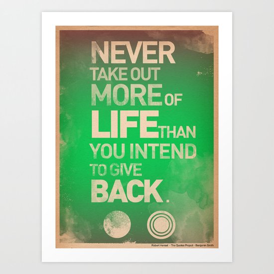 Life Art Print