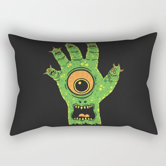 Finger Monsters Rectangular Pillow