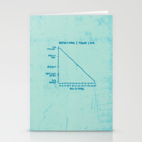 HOW COOL I THINK I AM Stationery Cards