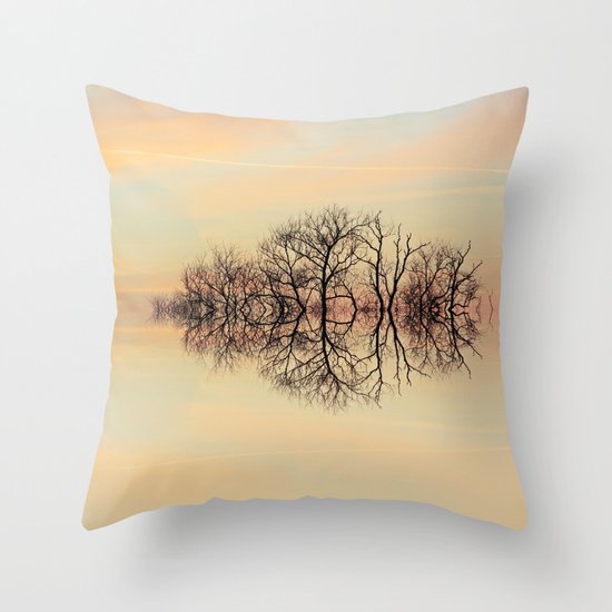 Angelic Branches Throw Pillow