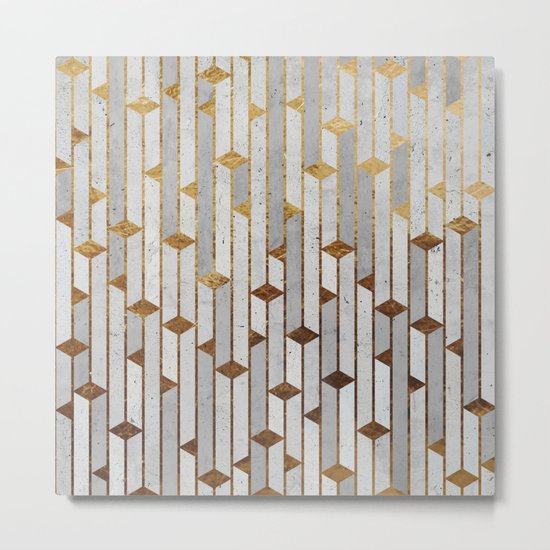 Concrete Skyscrapers Metal Print