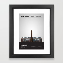 Kraftwerk at the Tate Modern Framed Art Print | 3D, Illustration, Graphic Design, Music 