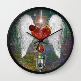 Bloodline - Rh Negative - Holy Grail Wall Clock