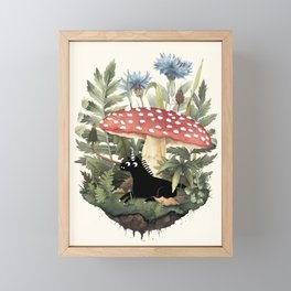 Tiny Unicorn Framed Mini Art Print