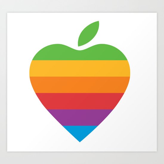 Apple Love Art Print