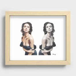 MS LIMA Recessed Framed Print