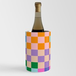 Checkerboard Collage Wine Chiller