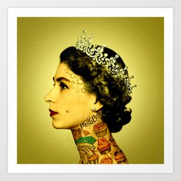 Royal Tattoo Art Print