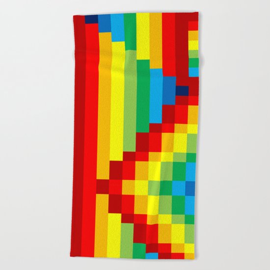 Fuzz Line #3 Beach Towel