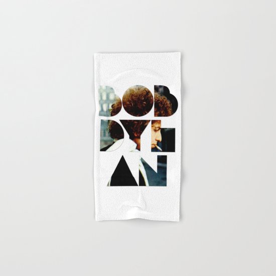 Bob Dylan Font Colour Hand & Bath Towel