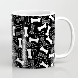 Kawaii White Bones Pattern Coffee Mug