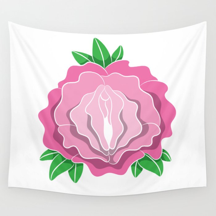 Womens Rose Vagina Womens Shirt Pussy Flower Pussies Vag Puss Gift