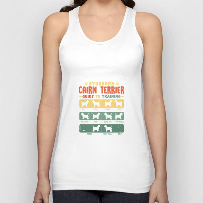 Cairn Terrier Funny Guide to Traning Tank Top