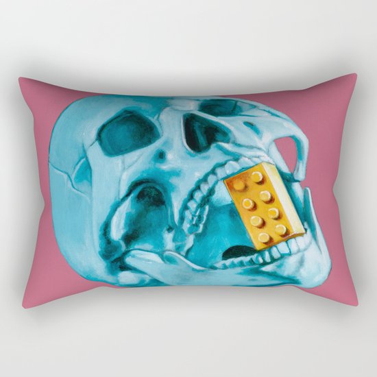 Another brick in the wall Rectangular Pillow