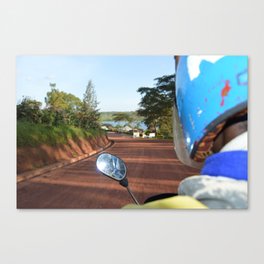 Overexposed Moto Taxi Canvas Print