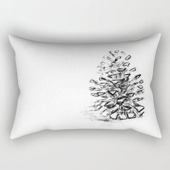 Pine Cone Rectangular Pillow