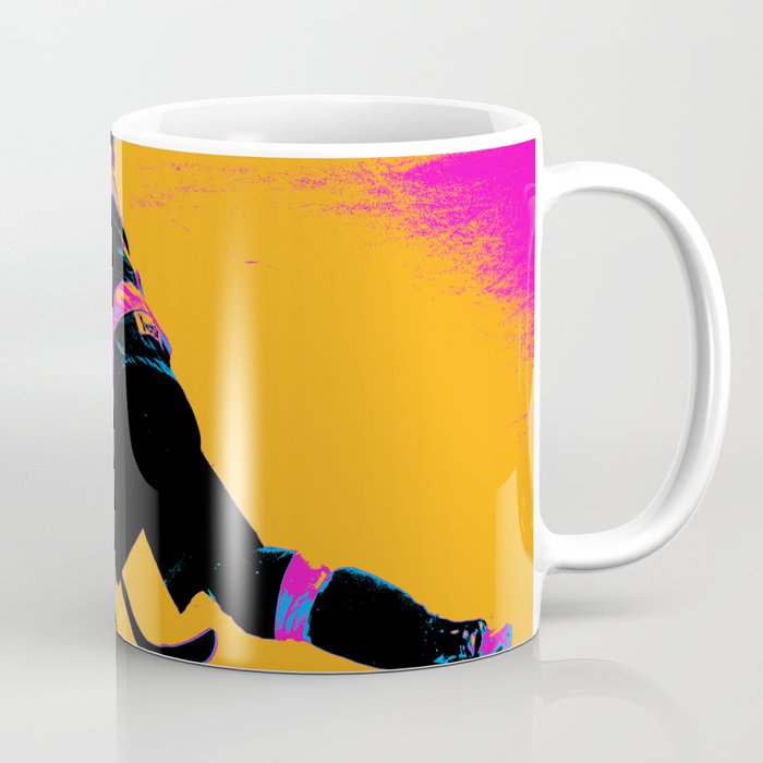 He Shoots! - Hockey Player Coffee Mug