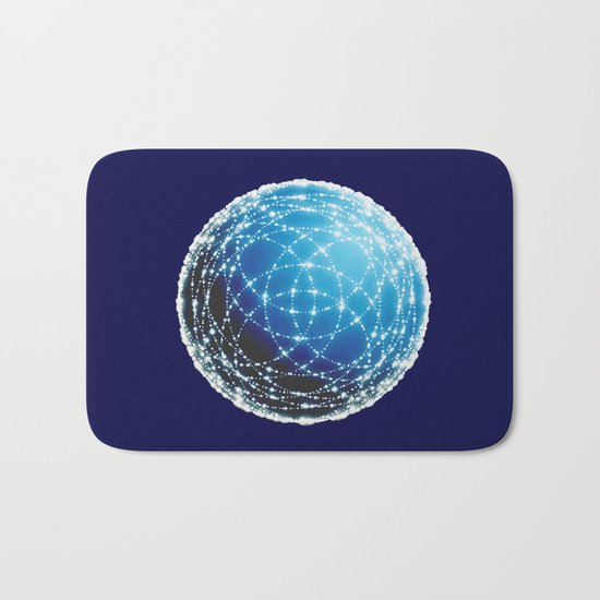 The Blue Orb Bath Mat