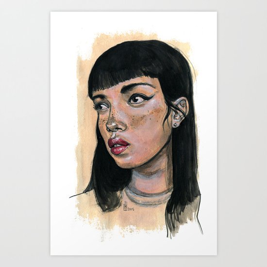 Candy Girl Art Print