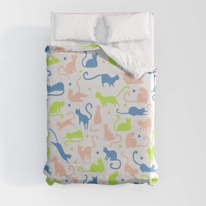 cats, cats and other cats Duvet Cover