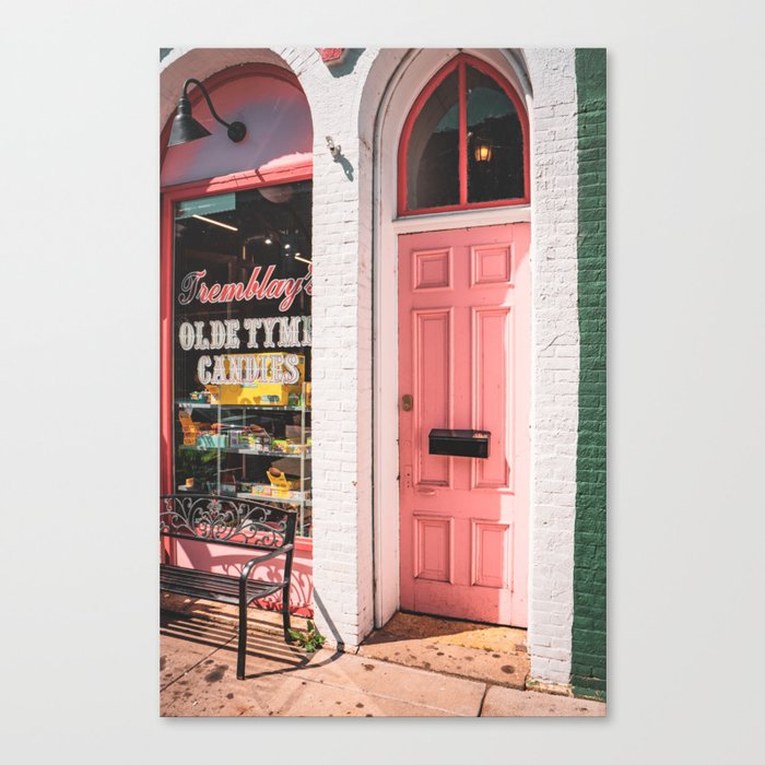 Small Town Arhcitecture Canvas Print