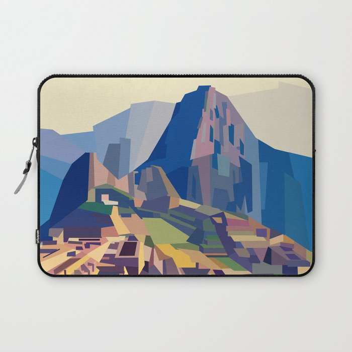 Geometric Machu Picchu, Peru Laptop Sleeve