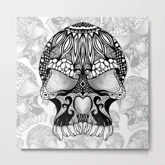 Sugar Skull. Metal Print