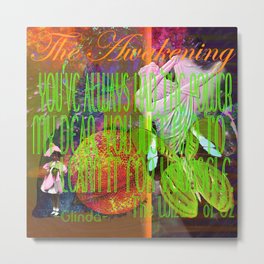 The Wizard Awakening Within Metal Print | Collage, People, Love, Graphic Design 