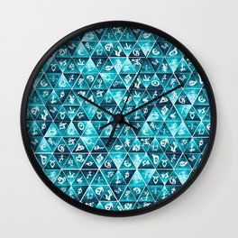 Shadowhunters Runes Mosaic Wall Clock