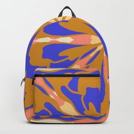 Mandala Waves Square Backpack