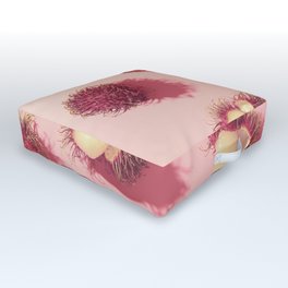 02_#Rambutan#tropical#fruits#in pink Outdoor Floor Cushion