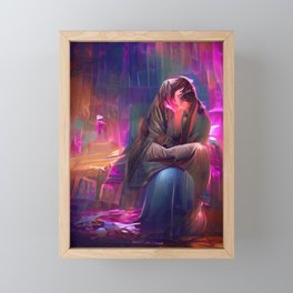 Disappointed Framed Mini Art Print